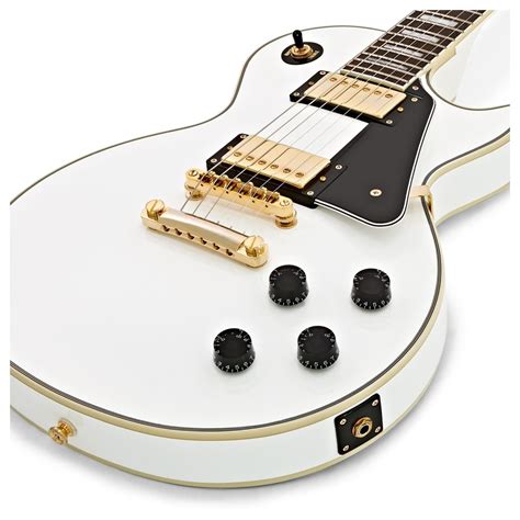 Epiphone Les Paul Custom Pro, Alpine White - Nearly New at Gear4music