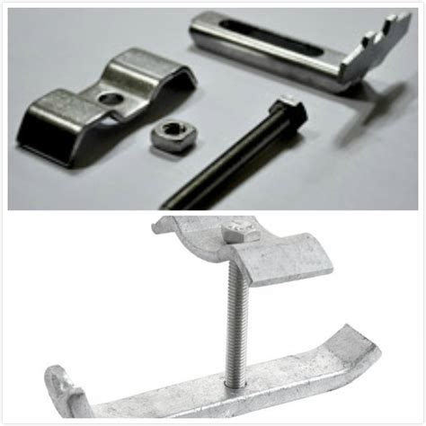 Stainless Steel Bar Grating Clips , End Plate Welding Bar Grating Fasteners