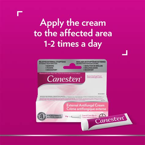 External Cream for Yeast Infection | Canesten Canada