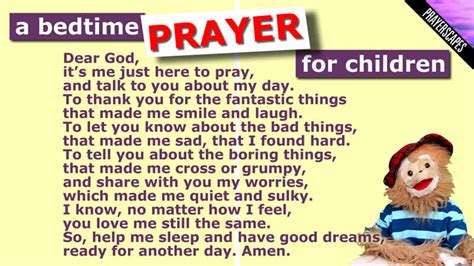 Bedtime Prayer for Children with Cheeky Monkey!