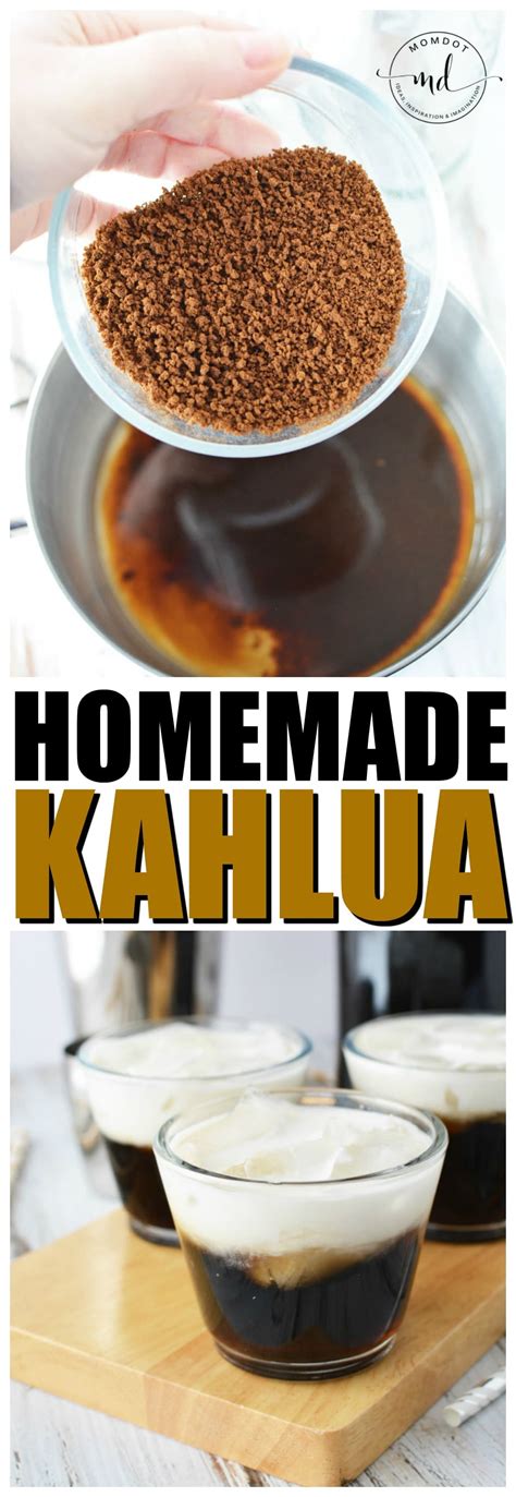 Homemade Kahlua Recipe. Learn How to Make Kahlua With Vodka! - MomDot