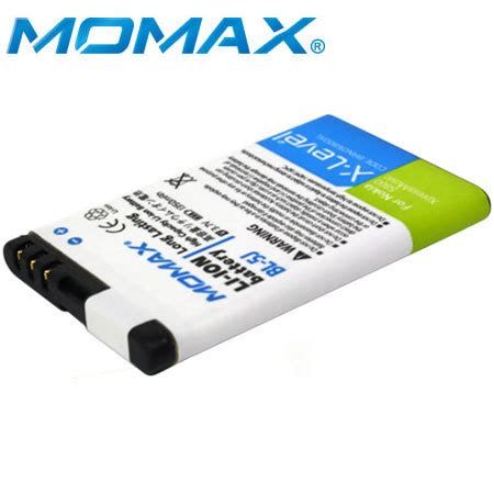 Momax replacement battery for Nokia 5800/5230/ N900/ X6 Reviews