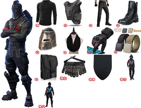 Dress like Black Knight (Fortnite) Costume for Cosplay & Halloween