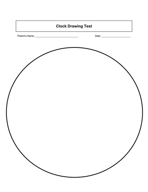 Clock Drawing Test - University of Iowa Health Care