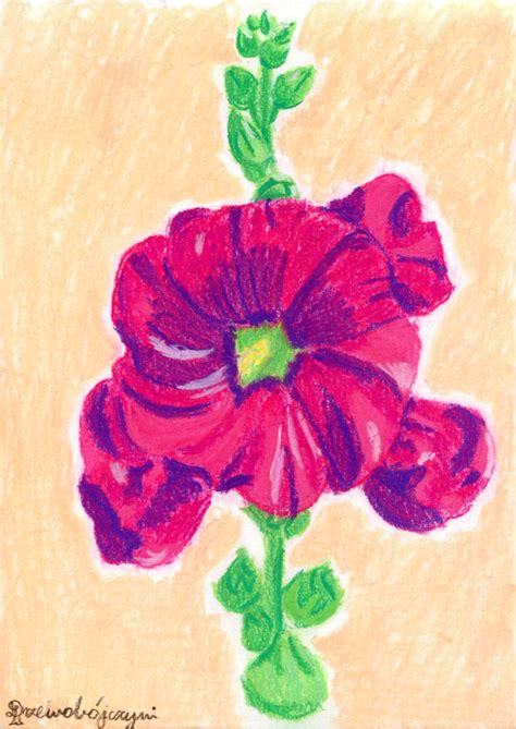 Soft Pastel Flower Drawing Soft Pastel Flower Still Life - Etsy