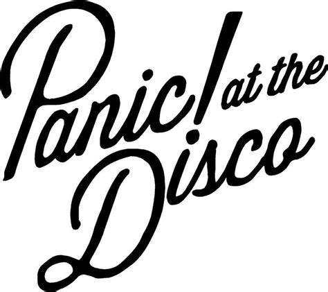 Panic at the disco Decal Sticker Free Shipping #Vinyl | Panic! at the disco, Disco, Band logos