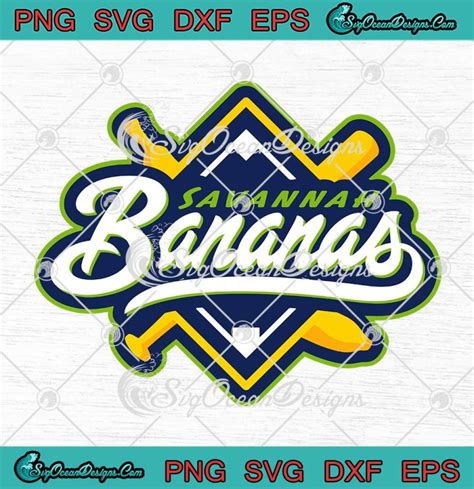 Savannah Bananas Logo MLB SVG PNG, Savannah Bananas Baseball Team SVG ...