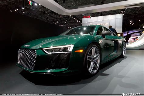 Audi R8 is the “2016 World Performance Car” - AudiWorld