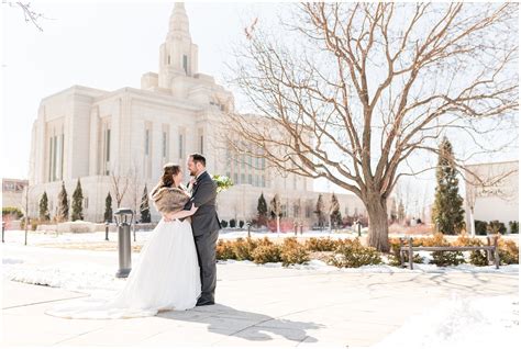 Ogden Utah LDS Temple Wedding and Farmington Community Arts Center | Jessie and Dallin ...