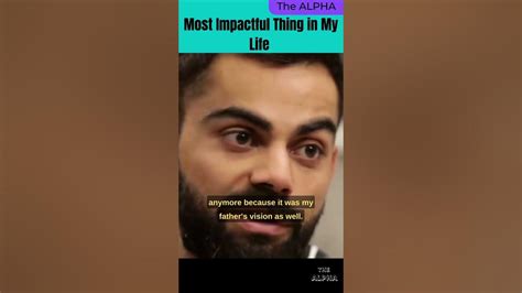 Virat Kohli - Dad's Death Completely Changed Me #motivation #viratkohli - YouTube