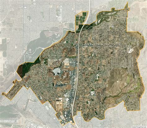 Map of Norco city, California - Thong Thai Real