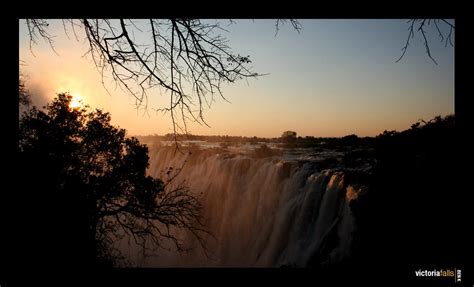 Sunset at Victoria Falls by benpop on DeviantArt