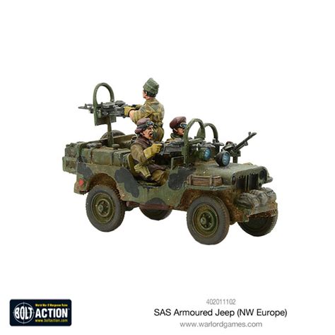 New: European SAS Jeep + Armoured Jeep - Warlord Games