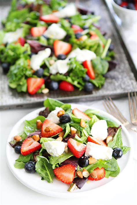 Berry Almond Spring Greens Salad | Carp Farmers' Market