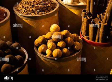 Spices in the spice souk in Dubai Stock Photo - Alamy