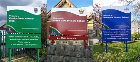 School signage - Sign & Design - Somerset