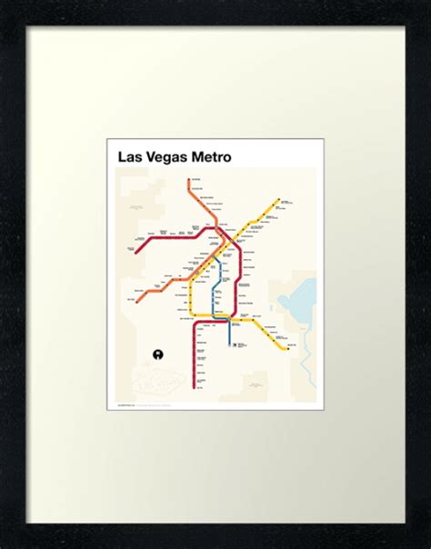 Las Vegas Metro Map • Metro Posters