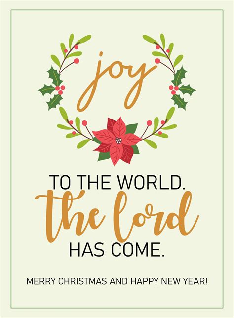 Religious Christmas Cards - 10 Free PDF Printables | Printablee