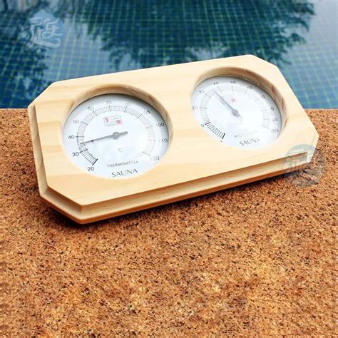 Wood Panel Sauna Room Thermometer-in Temperature Gauges from Home ...