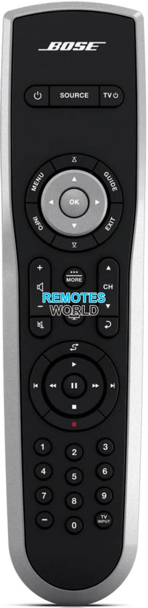 Replacement remote control for Bose LIFESTYLE T10