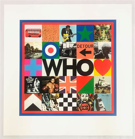 WHO by Sir Peter Blake album cover art for The Who | The who album covers, Peter blake, Album covers