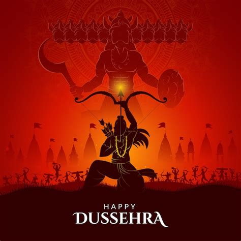 Premium Vector War Of Lord Rama And Ravana Happy Dussehra Navratri 207240 | Hot Sex Picture