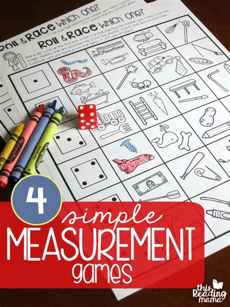 4 Simple Measurement Games for Kids {FREE!} - This Reading Mama