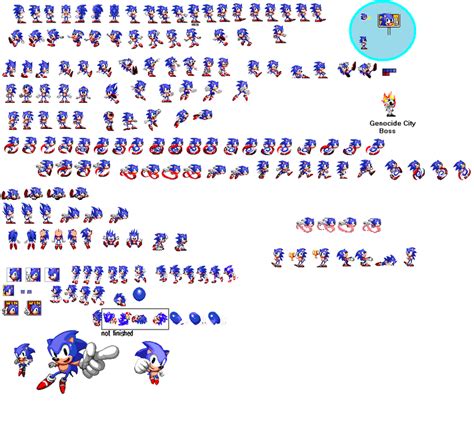 Sonic 2 sprite sheet. by Shadowtails-Derol on DeviantArt