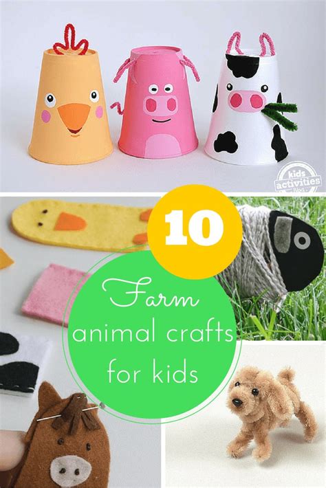 10 fun farm animal crafts for kids – HodgePodgeCraft