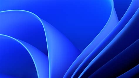 Windows 11 Wallpaper 4K, Blue, Stock, Official