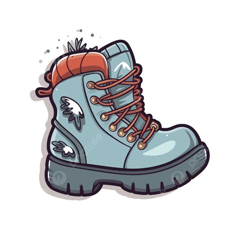 Cartoon Character Wearing Winter Boots Vector Clipart, Winter Boot, Winter Boot Clipart, Cartoon ...