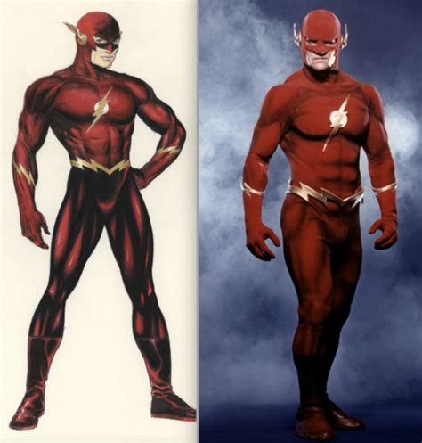 Dig DAVE STEVENS’ 1990 TV FLASH Costume Design | 13th Dimension, Comics ...