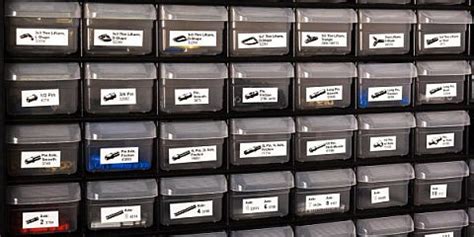 LEGO brick labels for your storage cabinets