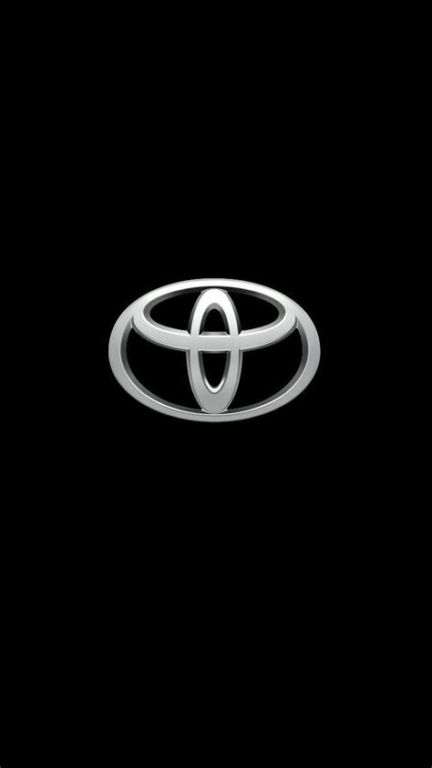 Toyota Logo on Black Background