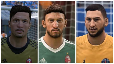 Gianluigi Donnarumma Face Evolution FIFA 17 to FIFA 22 - YouTube