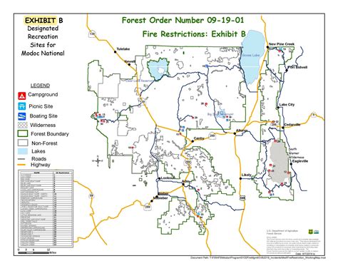 Fire restrictions enacted on Modoc National Forest