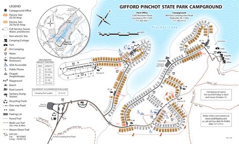 Gifford Pinchot State Park - Campsite Photos and Camping Information