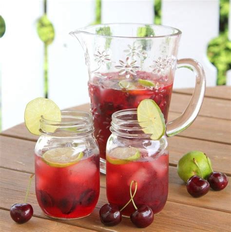 Sour Cherry, Lime Mocktail | Last Call | Lime mocktail, Mocktails ...