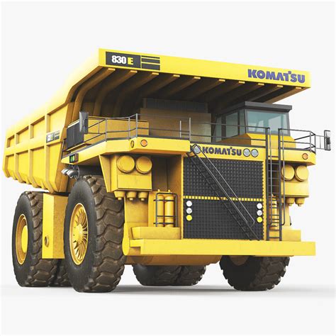 3D dump truck komatsu 830 model - TurboSquid 1340075