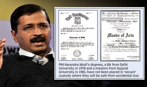 Forged BA degree of Narendra Modi published in newspapers, Delhi ...