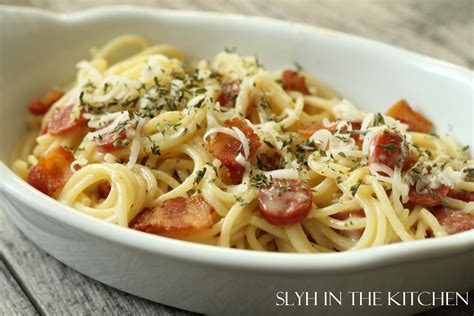 Pepperoni Spaghetti Carbonar | Slyh in the Kitchen