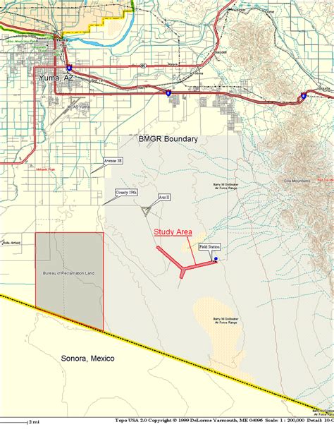 Yuma Colorado Map Area