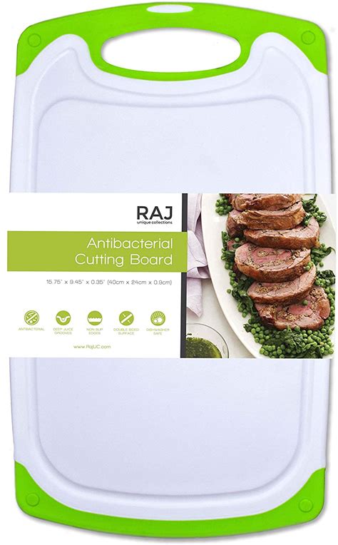 Raj Plastic Cutting Board Reversible Cutting board, Dishwasher Safe, Chopping Boards, Juice ...