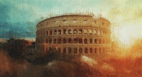 Colosseum, Rome - 26 Painting by AM FineArtPrints - Pixels