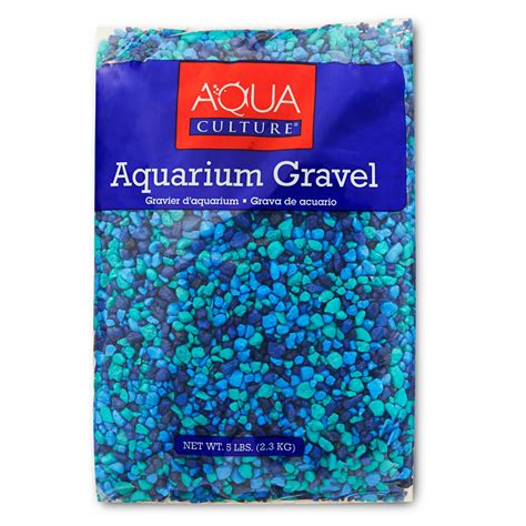 Aqua Culture Aquarium Gravel, Blue, 5-Pound - Walmart.com - Walmart.com