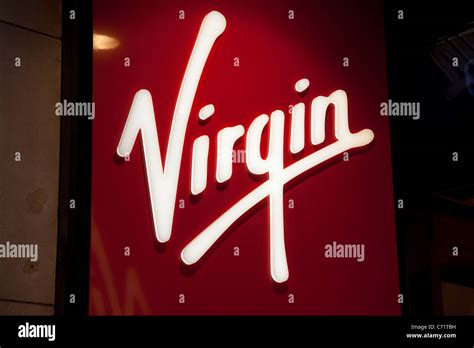 Virgen Megastore Logo on Champs-Elysees, Paris, France Stock Photo - Alamy