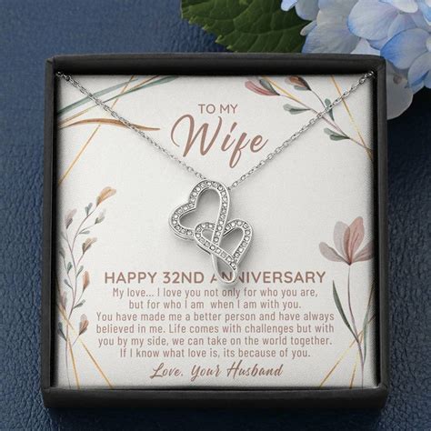 32nd Wedding Anniversary Gift For Wife 32nd Anniversary | Etsy