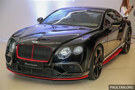 GALLERY: Bentley Continental GT Black Speed by Mulliner at new Kuala Lumpur flagship showroom