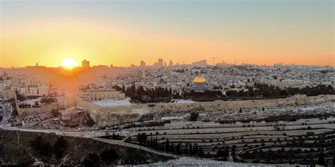 Sunset over Jerusalem [OC][3618x1809] : r/IsraelPics