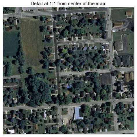 Aerial Photography Map of Campbellsport, WI Wisconsin